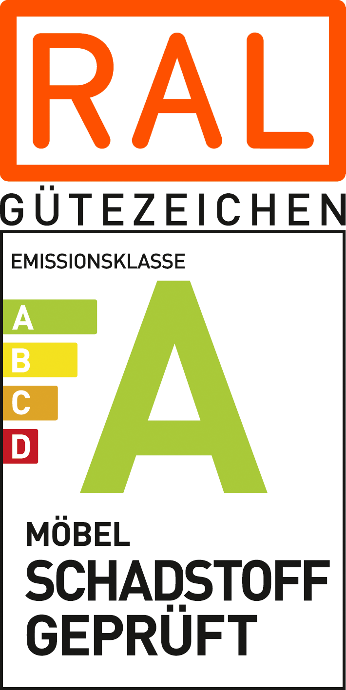 Logo Gütezeichen Möbel Schadstoffgeprüft