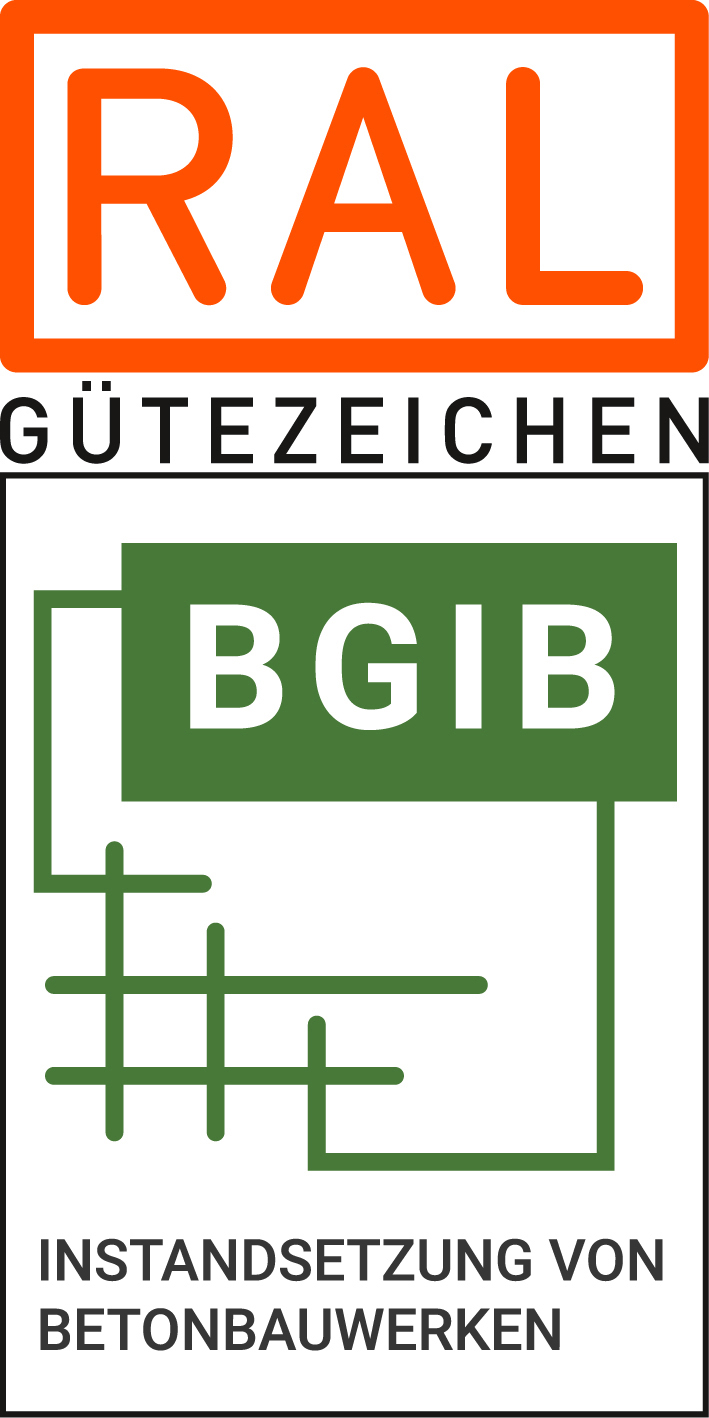 Logo Gütezeichen Instandsetzung von Betonbauwerken