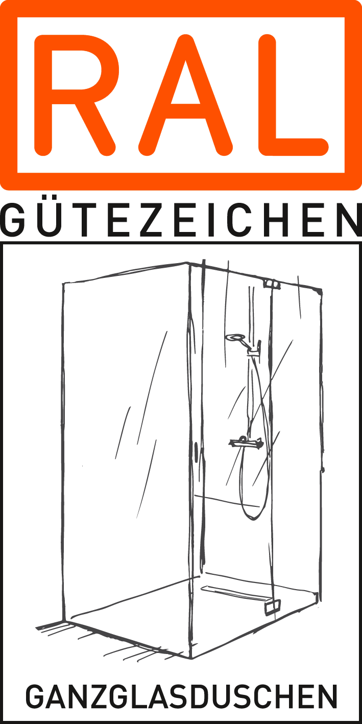 Logo Gütezeichen Ganzglasdusche