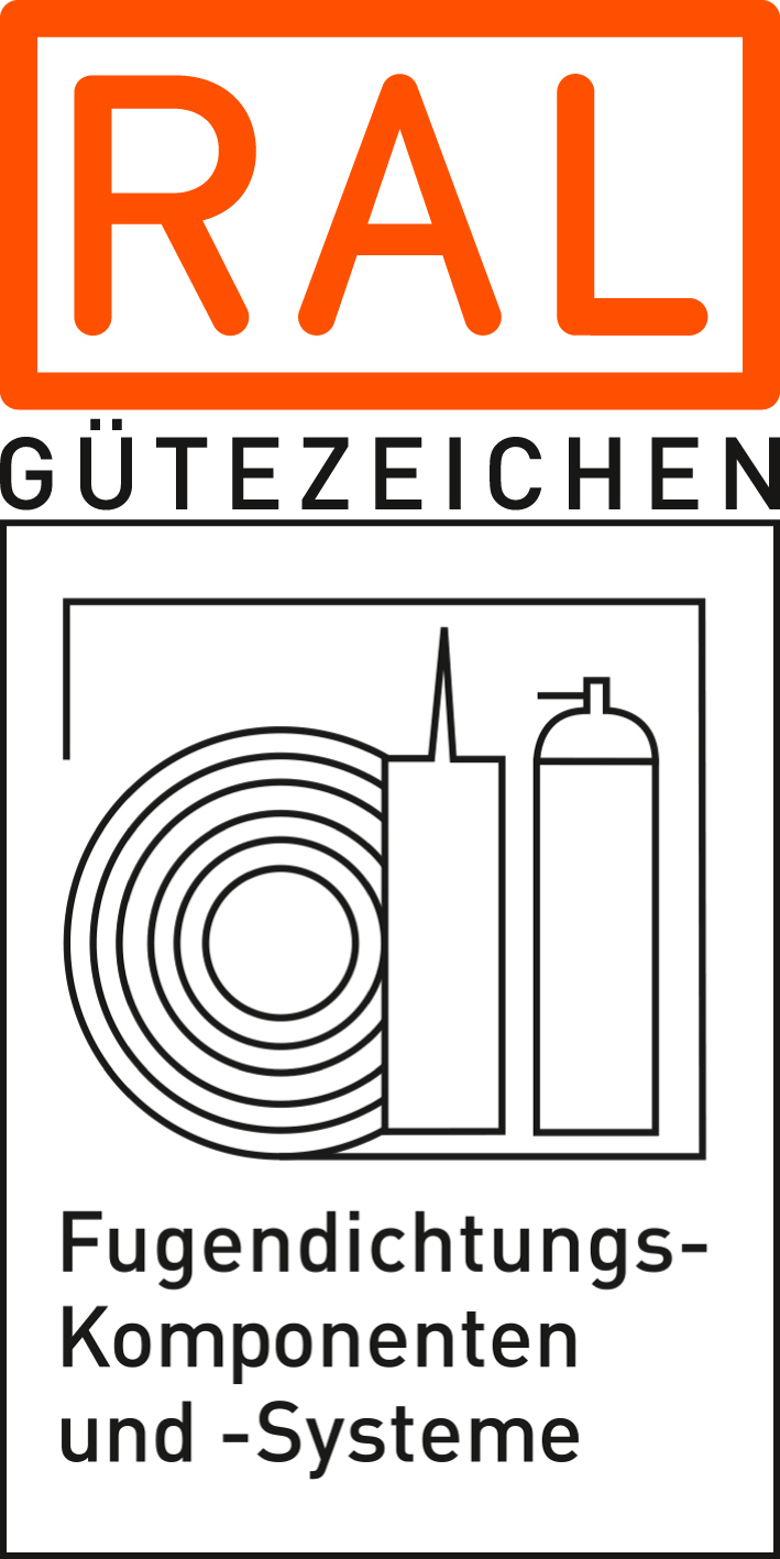 Logo Gütezeichen Fugendichtungskomponenten und -systeme