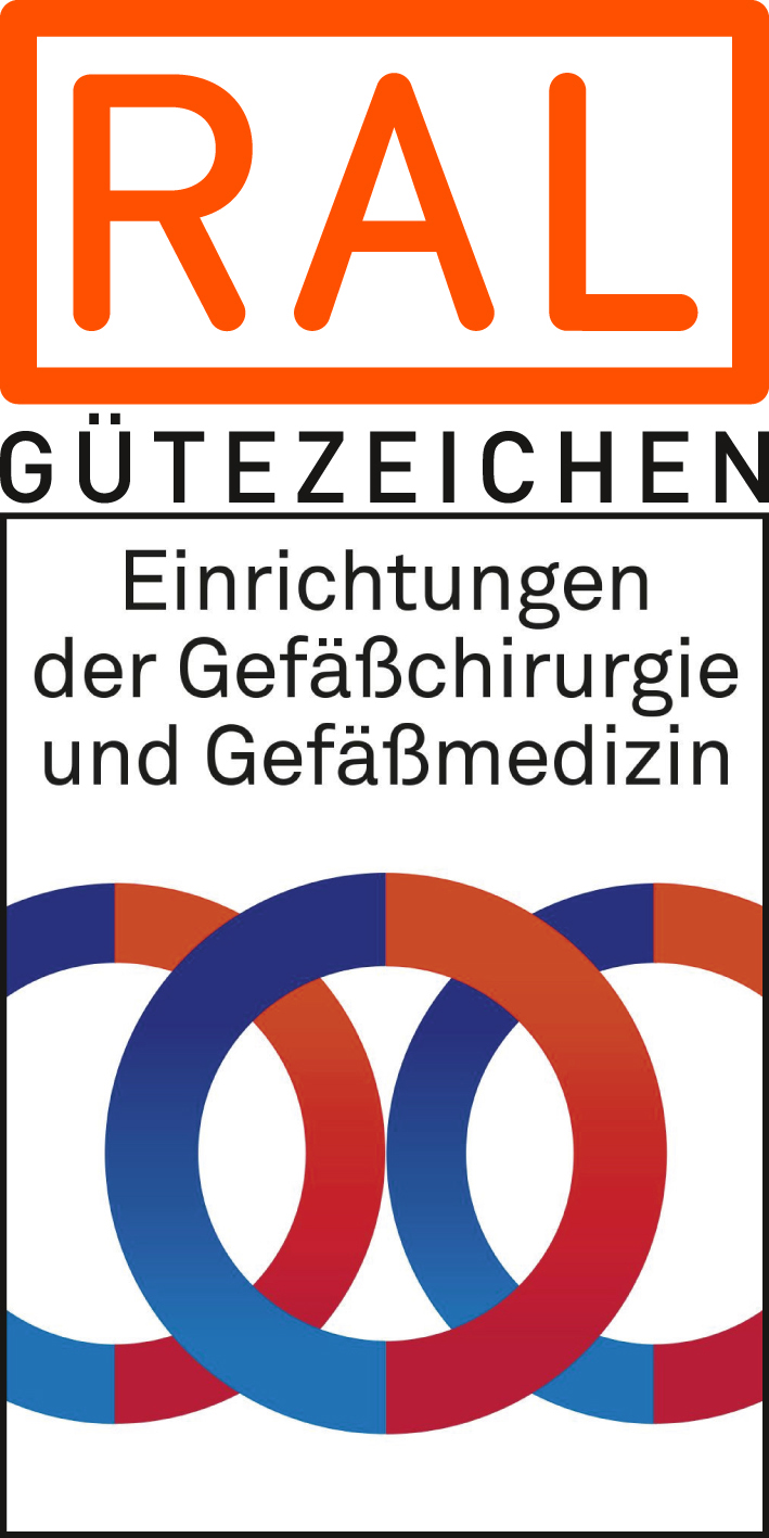 Logo Gütezeichen Einrichtungen der Gefäßchirugie und Gefäßmedizin