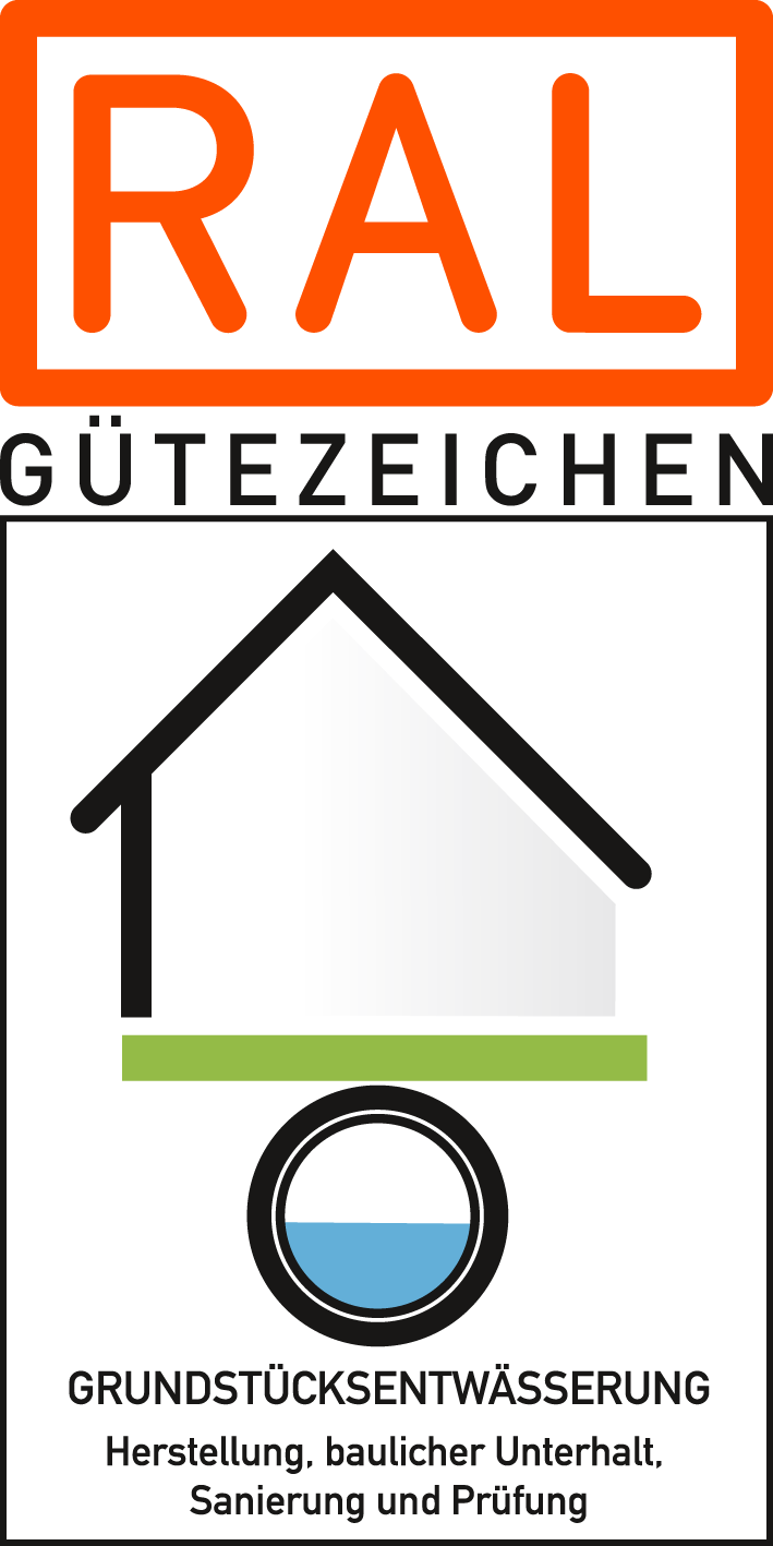 Logo Gütezeichen Grundstücksentwässerungsanlagen