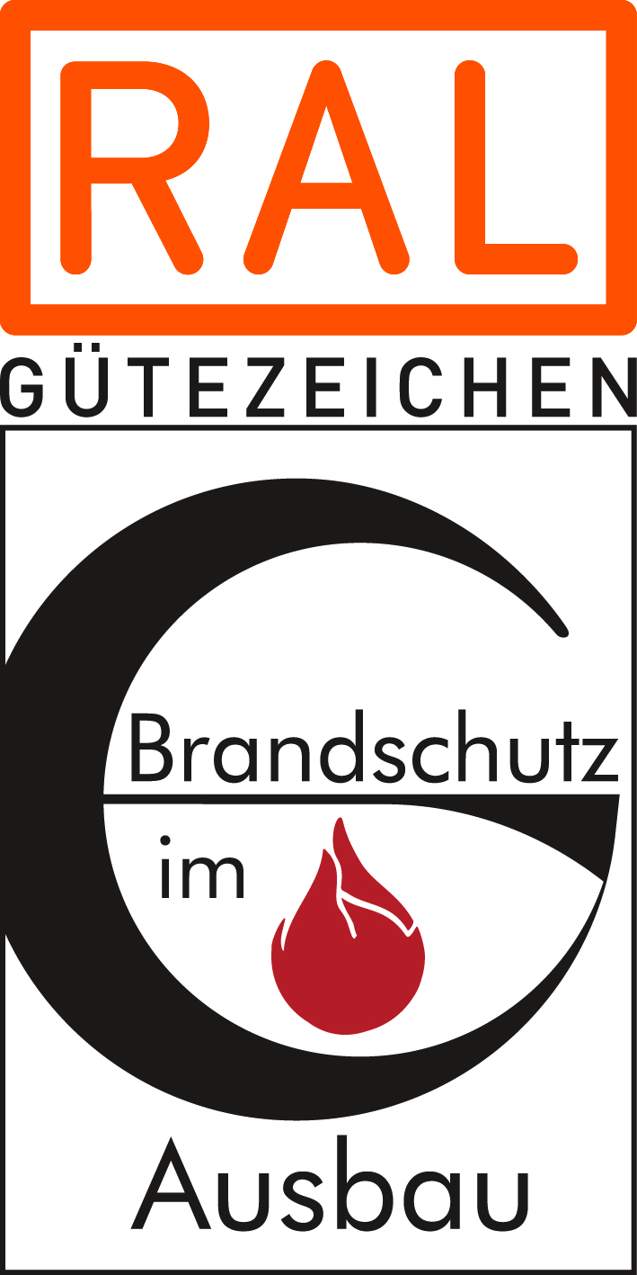 Logo Gütezeichen Brandschutz im Ausbau