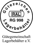 Logo Gütezeichen Lagerbehälter