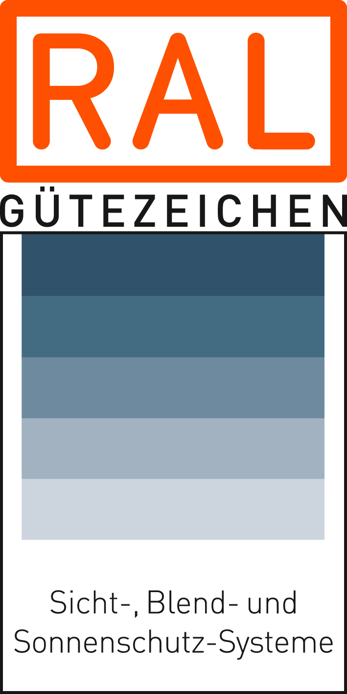 Logo Gütezeichen Sicht-, Blend- und Sonnenschutzsysteme