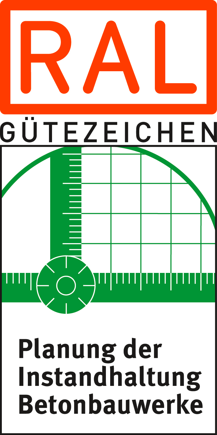 Logo Gütezeichen Planung der Instandhaltung von Betonbauwerken